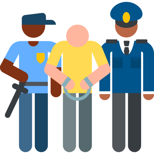 Rights violated icon