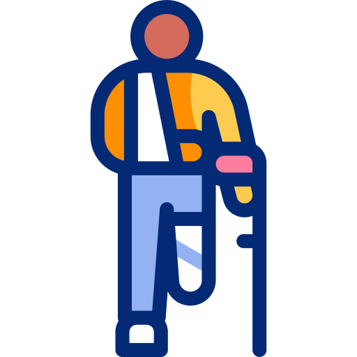 Injured or harmed icon